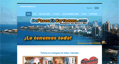 Desktop Screenshot of depaseoencartagena.com