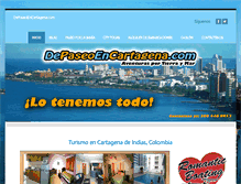 Tablet Screenshot of depaseoencartagena.com